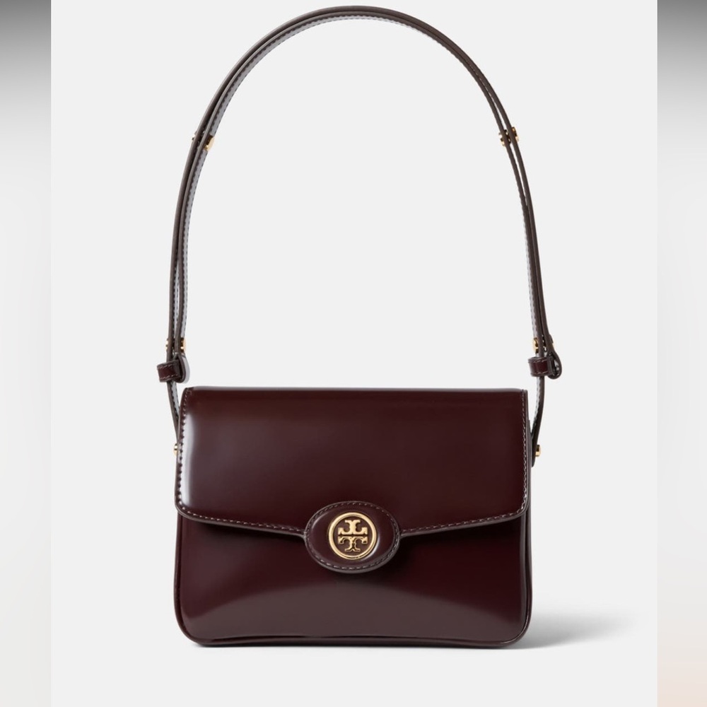 Tory Burch Robinson Spazzolato Convertible Bag - Picture 2 of 5